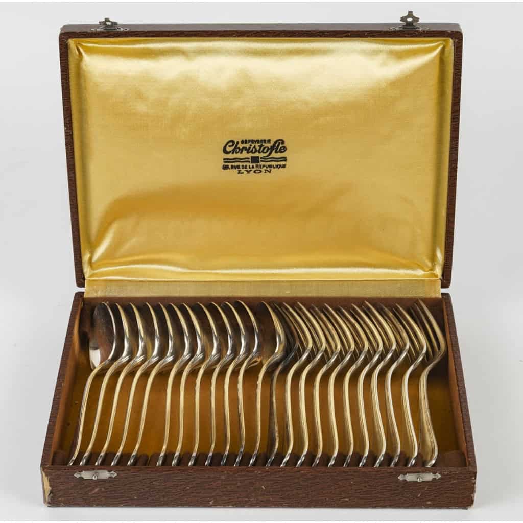 Dessert cutlery from Christofle, 1950-1960. | Biron |||||||||
