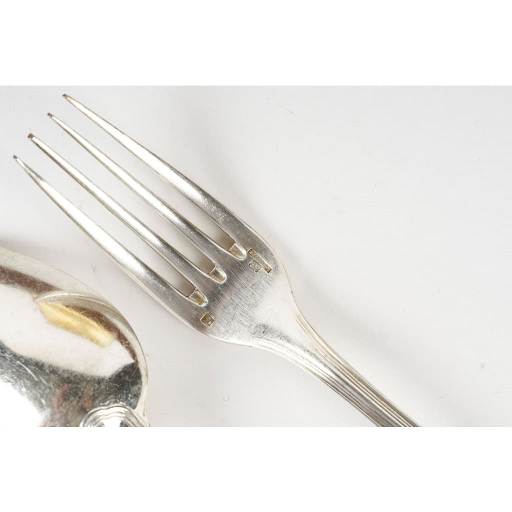 Dessert cutlery from Christofle, 1950-1960. | Biron Dessert cutlery from Christofle, 1950-1960.