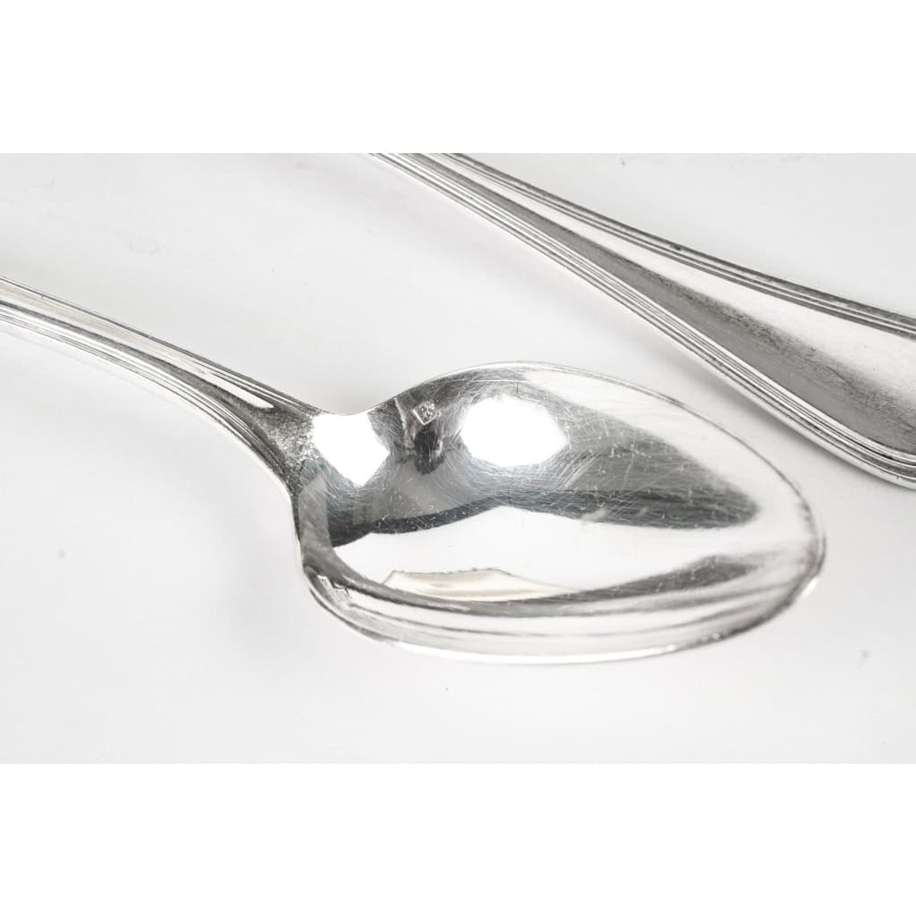 Dessert cutlery from Christofle, 1950-1960. | Biron Dessert cutlery from Christofle, 1950-1960.