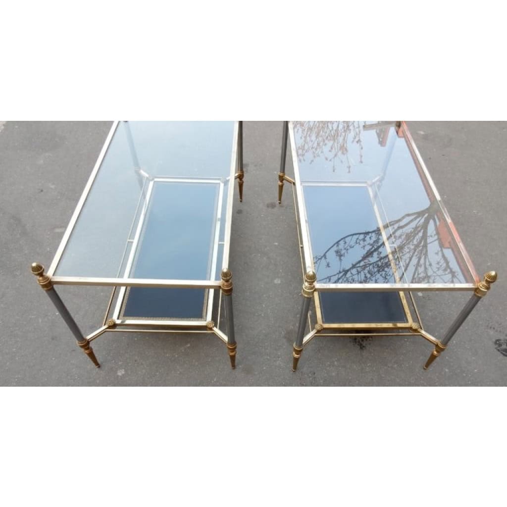 1950/70′ Paire de Tables Basses Maison Jansen | Biron 1950/70′ Paire de Tables Basses Maison Jansen