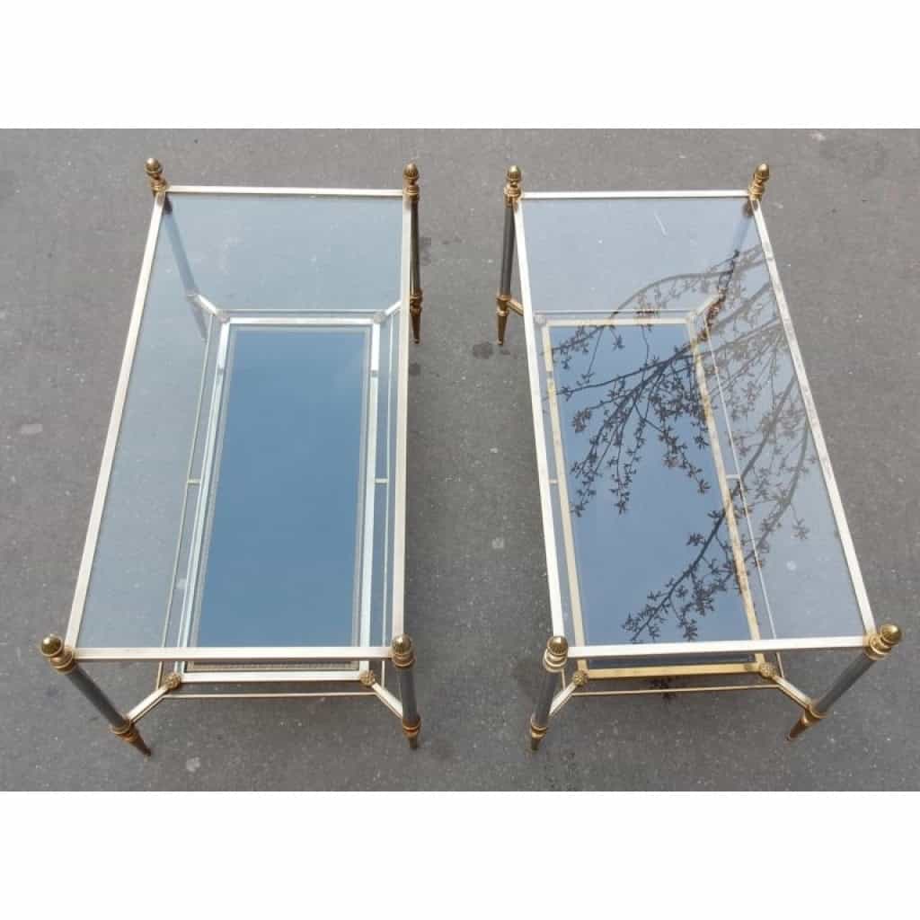 1950/70′ Paire de Tables Basses Maison Jansen | Biron 1950/70′ Paire de Tables Basses Maison Jansen