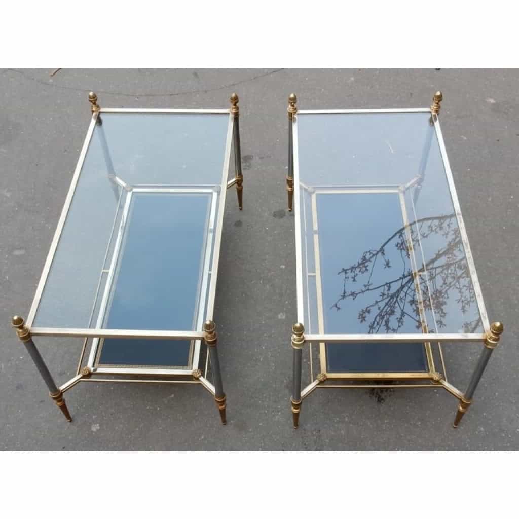 1950/70′ Paire de Tables Basses Maison Jansen | Biron 1950/70′ Paire de Tables Basses Maison Jansen