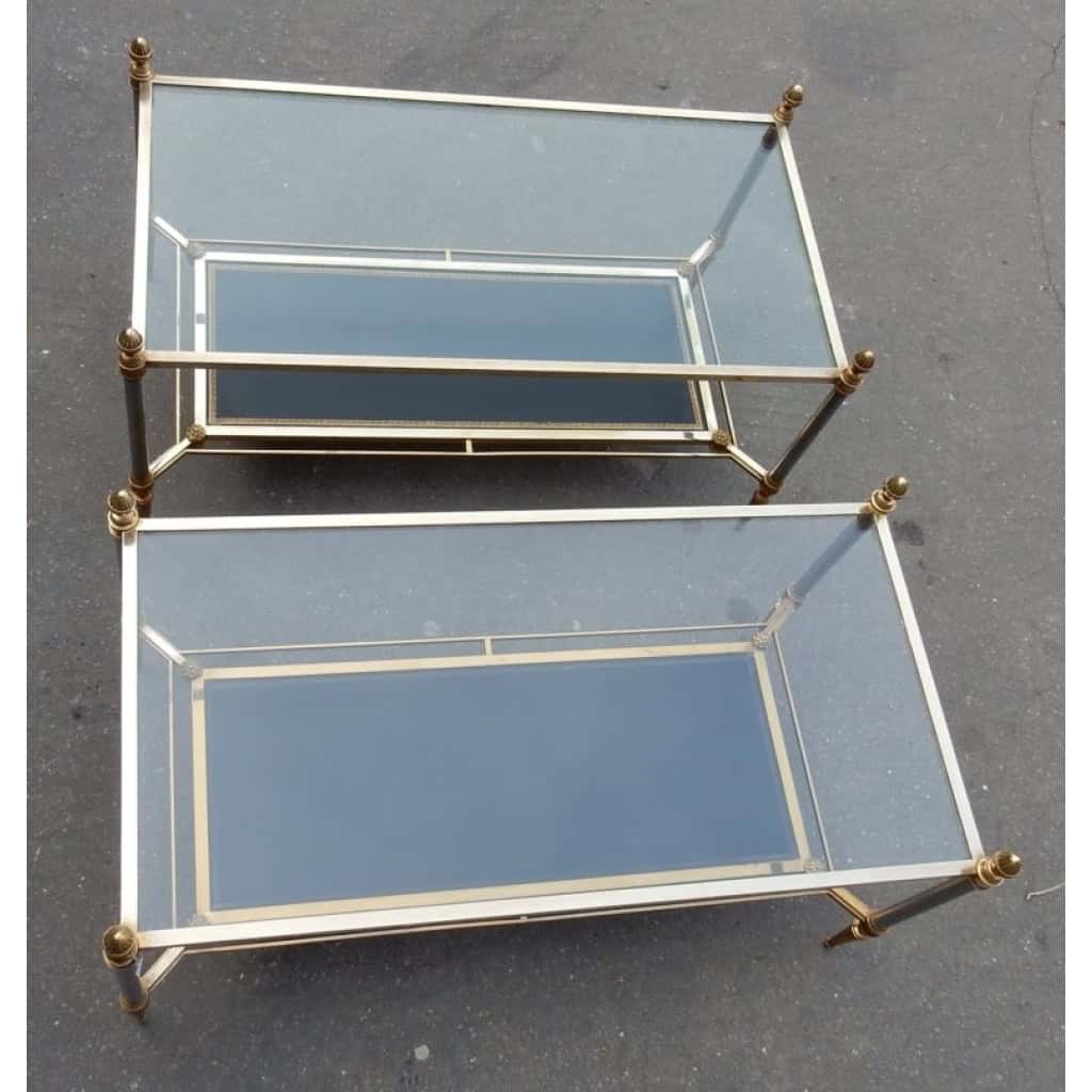 1950/70′ Paire de Tables Basses Maison Jansen | Biron 1950/70′ Paire de Tables Basses Maison Jansen