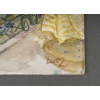 Dessin à l’aquarelle sur papier de Evelyne Luez représentant un village et ses canaux, 1980-90. | Biron Dessin à l’aquarelle sur papier de Evelyne Luez représentant un village et ses canaux, 1980-90.