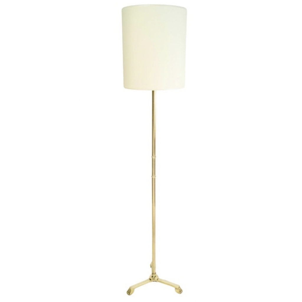 1960 Paire de lampadaires en bronze doré Maison Baguès | Biron 1960 Paire de lampadaires en bronze doré Maison Baguès