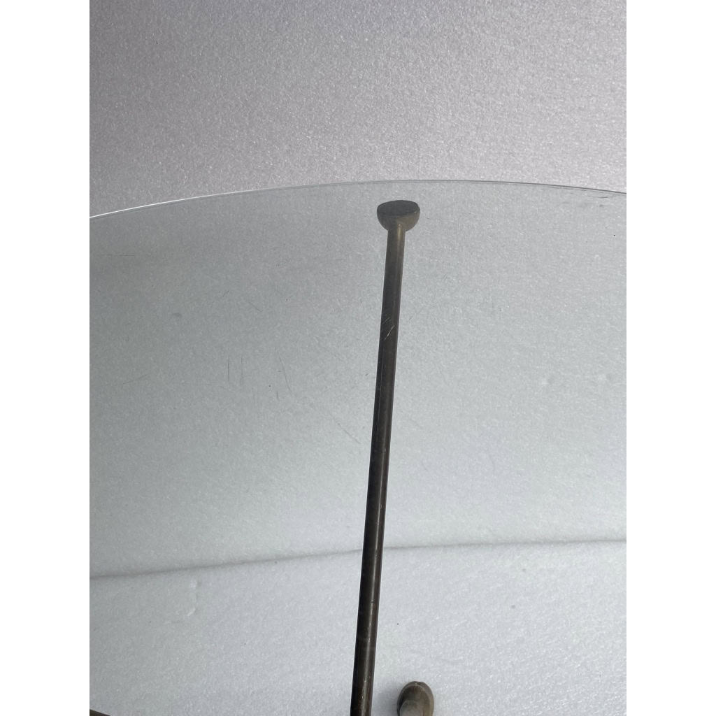 1970′ Guéridon Bronze Doré Et Patiné Plateau Verre Maison Charles Ou Jansen | Biron 1970′ Guéridon Bronze Doré Et Patiné Plateau Verre Maison Charles Ou Jansen