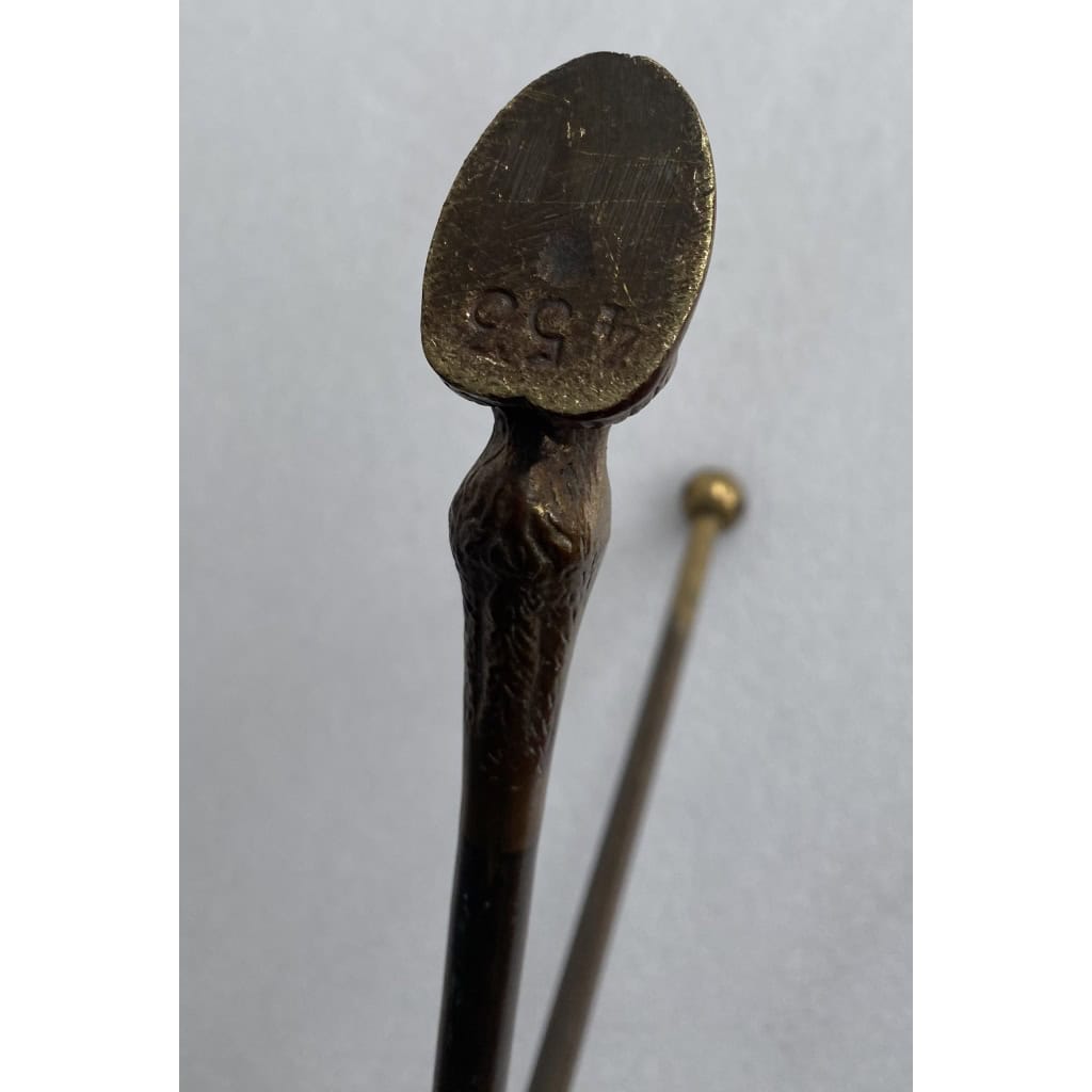 1970′ Guéridon Bronze Doré Et Patiné Plateau Verre Maison Charles Ou Jansen | Biron 1970′ Guéridon Bronze Doré Et Patiné Plateau Verre Maison Charles Ou Jansen