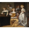 Christoffel Van Der LAMEN 1606-1651 Plaisir Musical Et Joueurs De Tric-trac | Biron Christoffel Van Der LAMEN 1606-1651 Plaisir Musical Et Joueurs De Tric-trac