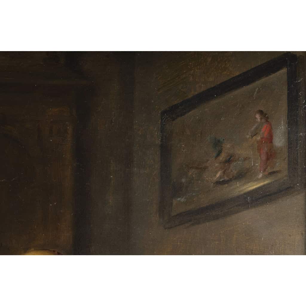 Christoffel Van Der LAMEN 1606-1651 Plaisir Musical Et Joueurs De Tric-trac | Biron Christoffel Van Der LAMEN 1606-1651 Plaisir Musical Et Joueurs De Tric-trac