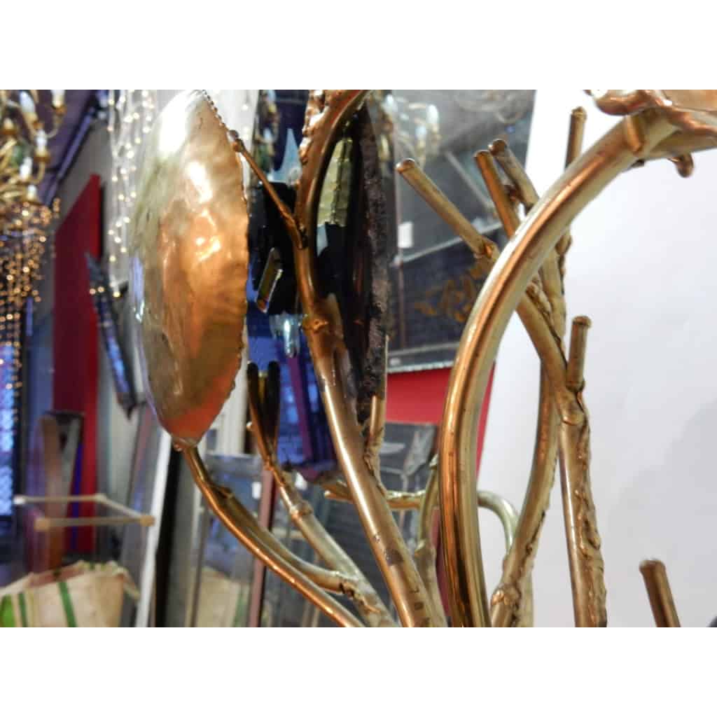 1970′ Horloge Éclairante au Perroquet Par FAURE, FERNANDEZ ou DUVAL BRASSEUR Pour HONORE PARIS | Biron 1970′ Horloge Éclairante au Perroquet Par FAURE, FERNANDEZ ou DUVAL BRASSEUR Pour HONORE PARIS
