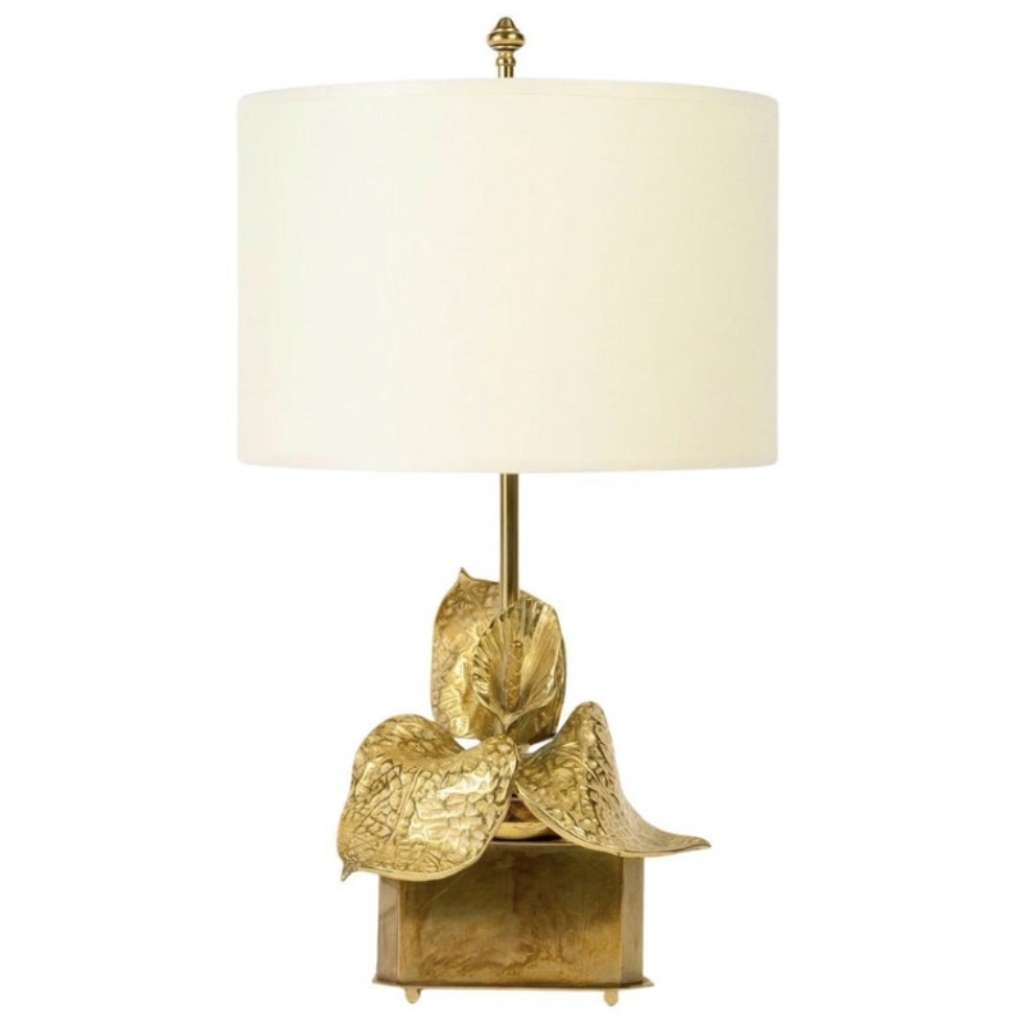 1960 Lampe en bronze et laiton Maison Charles | Biron |||||