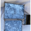 1970′ Série De 3 Tables Gigognes Maison Baguès En Bronze Doré, 3 Plateaux Verre Oxydé Vieilli 20