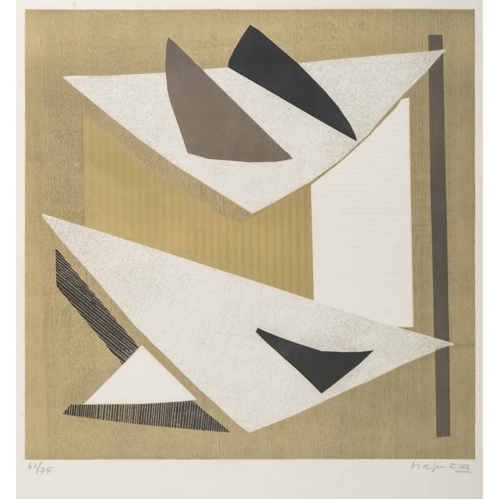 Lithographie par Alberto MAGNELLI | Biron Lithographie par Alberto MAGNELLI
