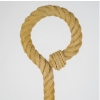 1950 Paire d’appliques en corde Audoux Minet | Biron 1950 Paire d'appliques en corde Audoux Minet