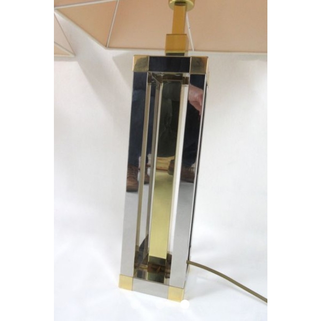 Paire de lampes des années 70 dans le goût de Willy RIZZO | Biron Paire de lampes des années 70 dans le goût de Willy RIZZO