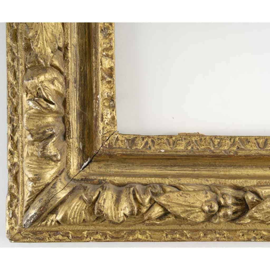 Louis XIII period gilded carved wooden frame | Biron Louis XIII period gilded carved wooden frame