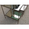 1950/70′ Paire de Bouts de Canapé en Bronze Maison Baguès Décor Bambou | Biron 1950/70′ Paire de Bouts de Canapé en Bronze Maison Baguès Décor Bambou