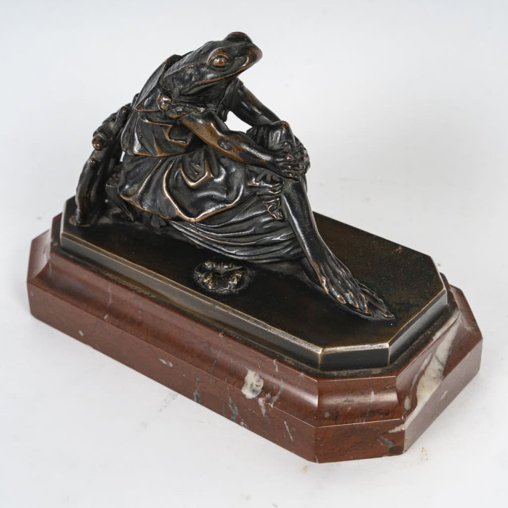 Rare Parodie De La Sapho De J. Pradier. Bronze, Circa 1853 | Biron ||||||||