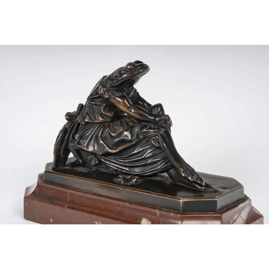 Rare Parodie De La Sapho De J. Pradier. Bronze, Circa 1853 | Biron Rare Parodie De La Sapho De J. Pradier. Bronze, Circa 1853