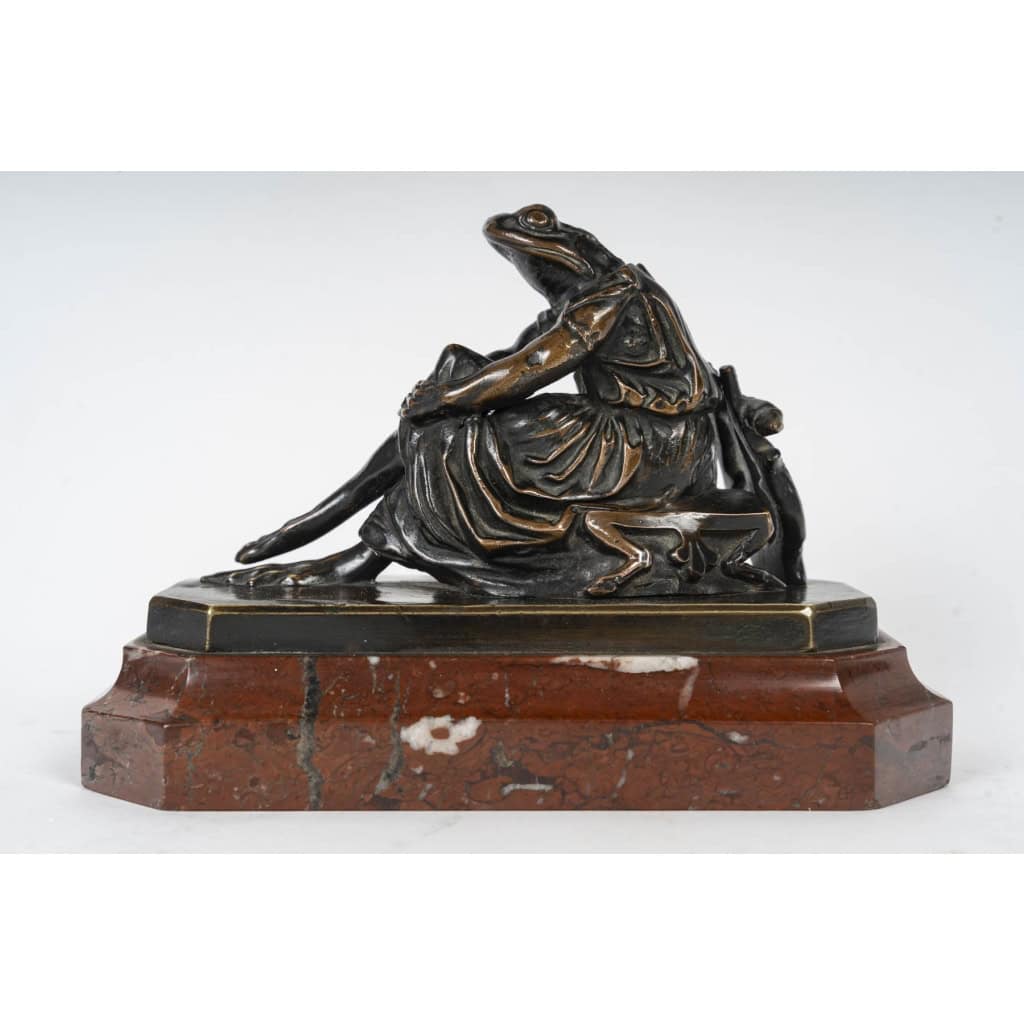 Rare Parodie De La Sapho De J. Pradier. Bronze, Circa 1853 | Biron Rare Parodie De La Sapho De J. Pradier. Bronze, Circa 1853