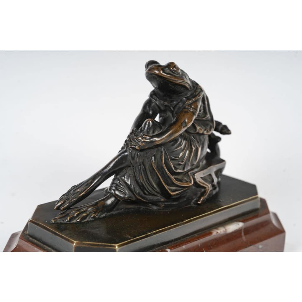 Rare Parodie De La Sapho De J. Pradier. Bronze, Circa 1853 | Biron Rare Parodie De La Sapho De J. Pradier. Bronze, Circa 1853