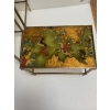 1950′ Série De 3 Tables Gigognes Avec Peintures Guerriers Mongols Maison Baguès En Bronze Doré, 3 Plateaux | Biron 1950′ Série De 3 Tables Gigognes Avec Peintures Guerriers Mongols Maison Baguès En Bronze Doré, 3 Plateaux