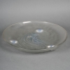 Coupe "Trépied Sirène" verre opalescent patiné bleu de René LALIQUE