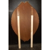 1970/80′ Miroir Cristal Murano Véronèse avec Inclusions de Feuilles d’Or