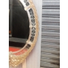 1970/80′ Miroir Cristal Murano Véronèse avec Inclusions de Feuilles d’Or