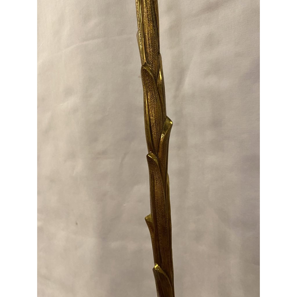 1970′ Lampadaire en Bronze Doré Maison Charles Ou Agostini Modèle Palmier | Biron 1970′ Lampadaire en Bronze Doré Maison Charles Ou Agostini Modèle Palmier