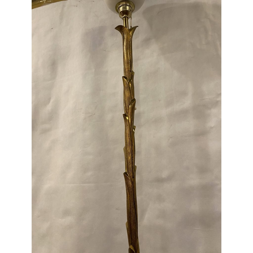 1970′ Lampadaire en Bronze Doré Maison Charles Ou Agostini Modèle Palmier | Biron 1970′ Lampadaire en Bronze Doré Maison Charles Ou Agostini Modèle Palmier