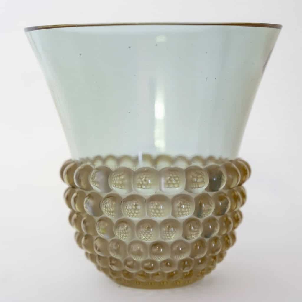 Vase "Graines" verre alexandrite de René LALIQUE