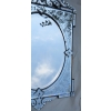 1900′ Miroir Vénitien à Cartouches, Ovale Biseauté 1900′ Miroir Vénitien à Cartouches, Ovale Biseauté