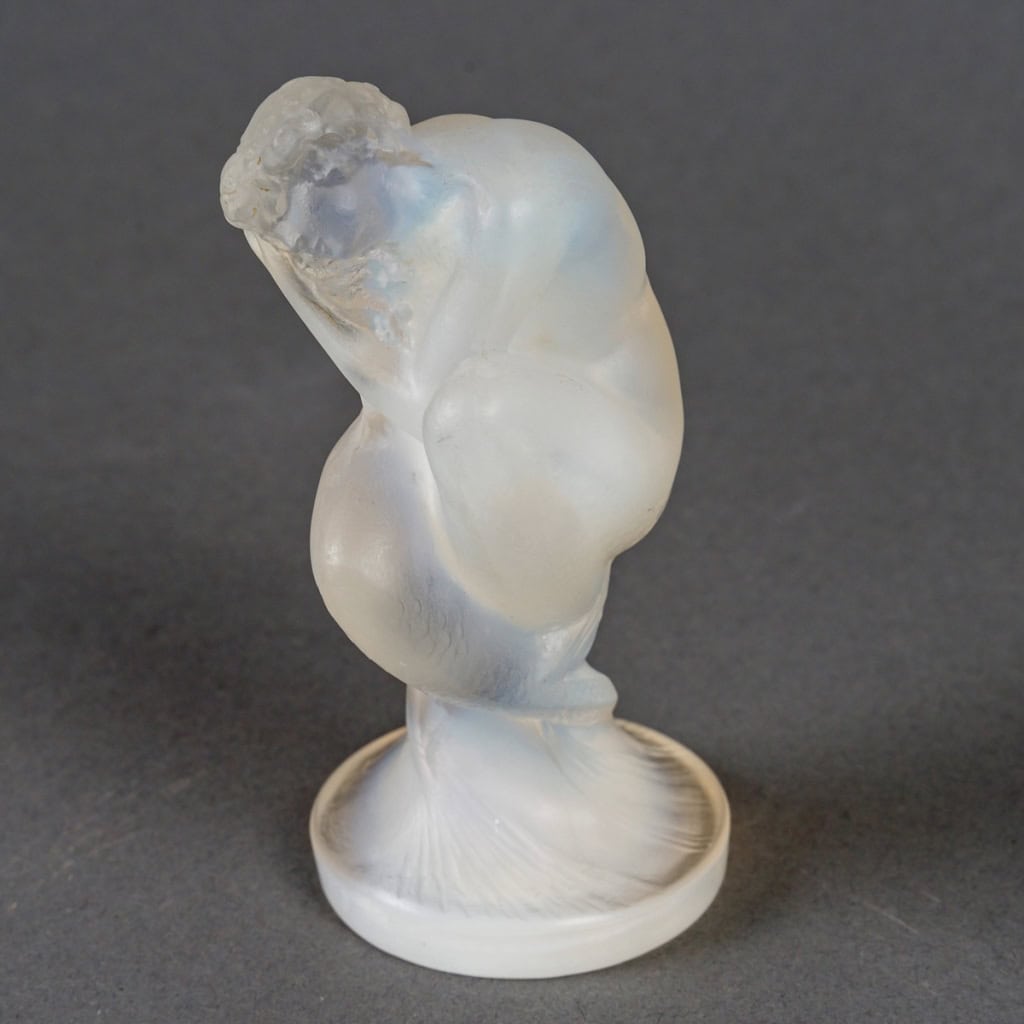 Mascotte Automobile Statuette "Sirène" verre opalescent de René LALIQUE