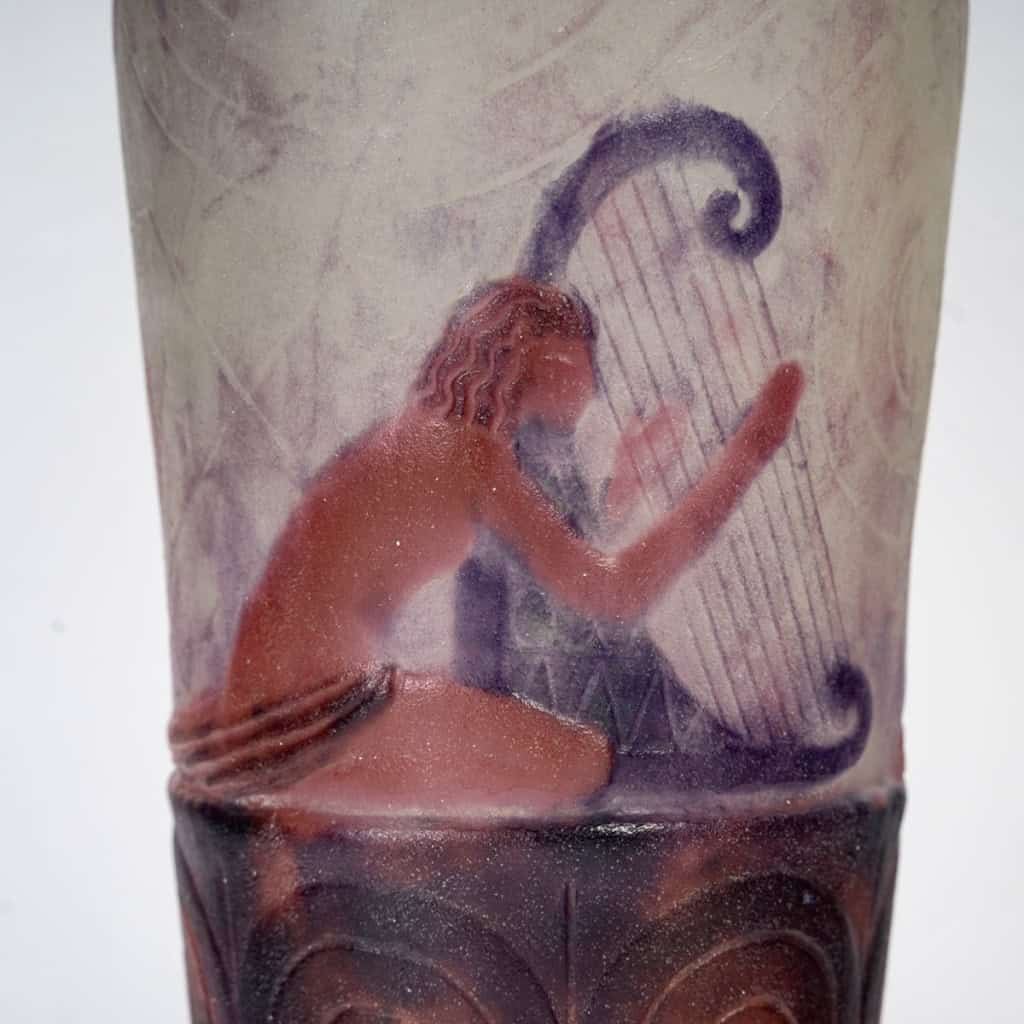 Vase « Musiciens Grecs » pâte de verre de Gabriel ARGY-ROUSSEAU | Biron Vase "Musiciens Grecs" pâte de verre de Gabriel ARGY-ROUSSEAU