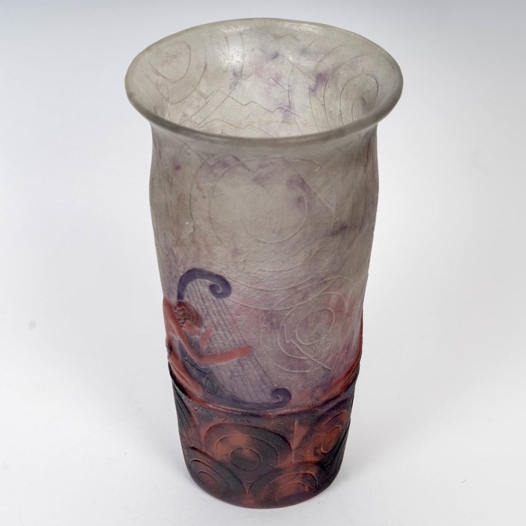 Vase « Musiciens Grecs » pâte de verre de Gabriel ARGY-ROUSSEAU | Biron Vase "Musiciens Grecs" pâte de verre de Gabriel ARGY-ROUSSEAU