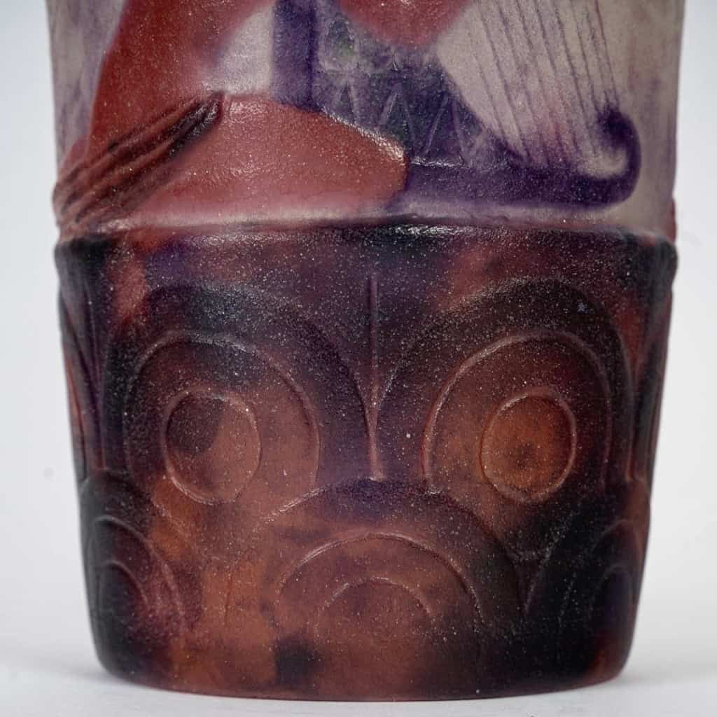 Vase « Musiciens Grecs » pâte de verre de Gabriel ARGY-ROUSSEAU | Biron Vase "Musiciens Grecs" pâte de verre de Gabriel ARGY-ROUSSEAU