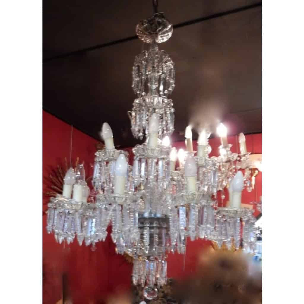 1950′ Lustre 15 Branches 10 + 5 Baccarat | Biron 1950′ Lustre 15 Branches 10 + 5 Baccarat