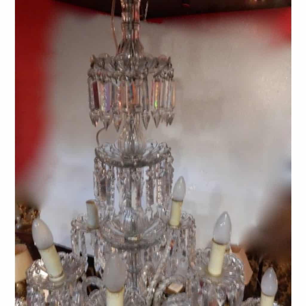 1950′ Lustre 15 Branches 10 + 5 Baccarat | Biron 1950′ Lustre 15 Branches 10 + 5 Baccarat