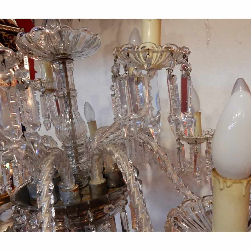 1950′ Lustre 15 Branches 10 + 5 Baccarat | Biron 1950′ Lustre 15 Branches 10 + 5 Baccarat