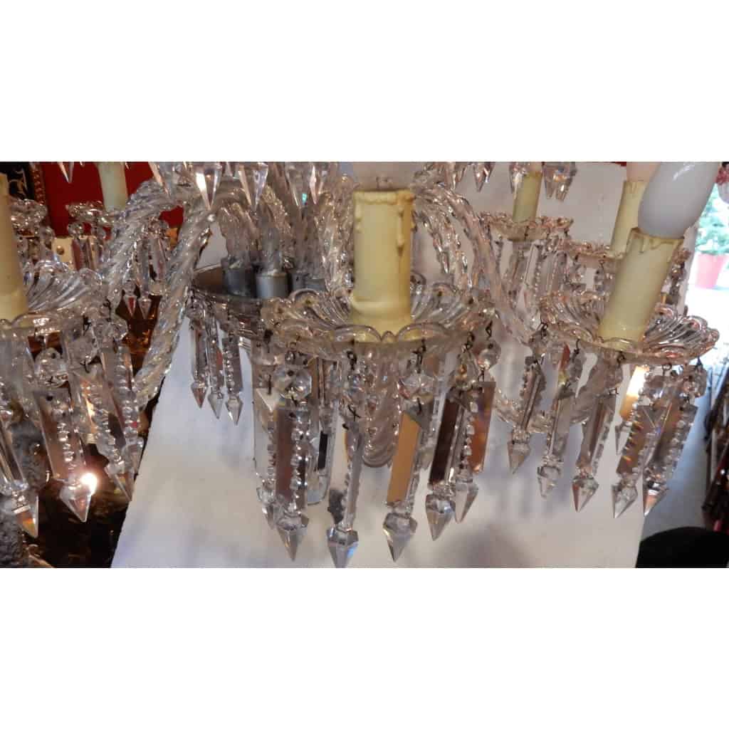 1950′ Lustre 15 Branches 10 + 5 Baccarat | Biron 1950′ Lustre 15 Branches 10 + 5 Baccarat