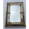 1950/70′ Miroir Murano Style Véronèse Pareclose Rectangulaire avec Réserve Doré A l’ Or | Biron |||||||||||