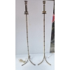 1970′ Paire De Lampadaires En Bronze Doré Maison Baguès Modèle Bambou | Biron |||||||||||