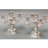 TETARD FRÈRES – PAIRE DE CANDÉLABRES BAS EN ARGENT MASSIF CIRCA 1930 | Biron TETARD FRÈRES - PAIRE DE CANDÉLABRES BAS EN ARGENT MASSIF CIRCA 1930