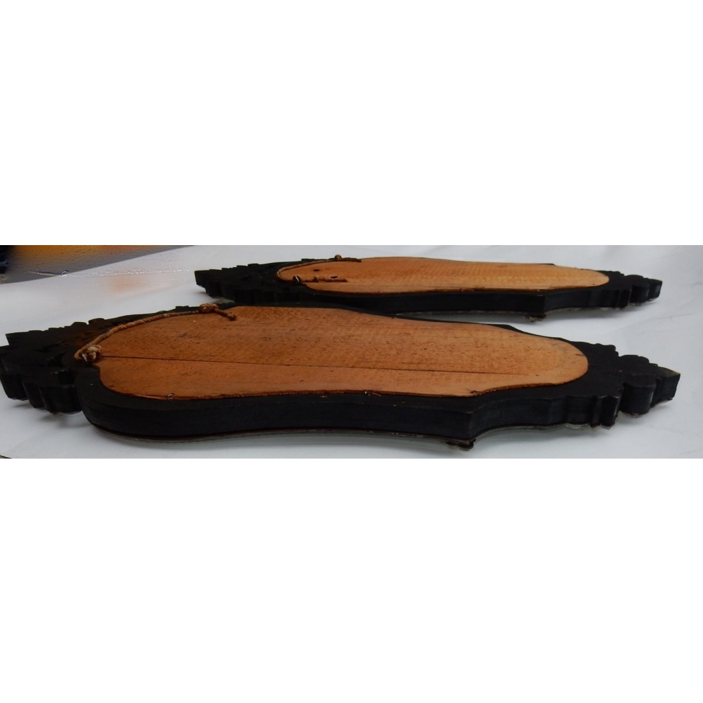 1920/40 Paire De Miroirs Aux Elégantes 3