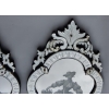 1920/40 Paire De Miroirs Aux Elégantes 15
