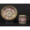 Tasse litron aux Roses XVIIIème, attribuée à Locré 1785 | Biron Tasse litron aux Roses XVIIIème, attribuée à Locré 1785