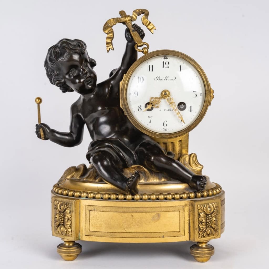 Pendule Napoléon III « Amour au tambour », circa 1875 | Biron ||||||||