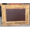 1960/70 Miroir Horizontal Aux Chinois Musiciens Décor Eglomisé Et Cadre Feuilles d’Or DLG Pansard | Biron 1960/70 Miroir Horizontal Aux Chinois Musiciens Décor Eglomisé Et Cadre Feuilles d’Or DLG Pansard