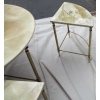 1950/70′ Table Basse Maison Baguès en Bronze et ses 4 Tables en Angles